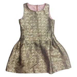 G08-Cat & Jack, 10-12Y, 0/s poly formal dress, Gold